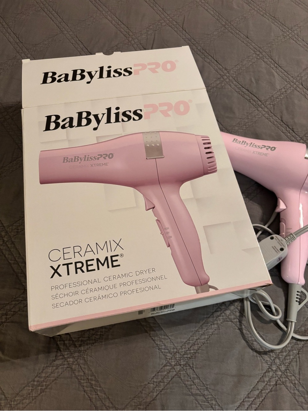 BaBylissPRO Pink Ceramic Xtreme Kids Hair Dryer
